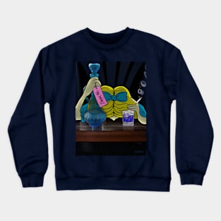 Through the Drinking Glass Crewneck Sweatshirt